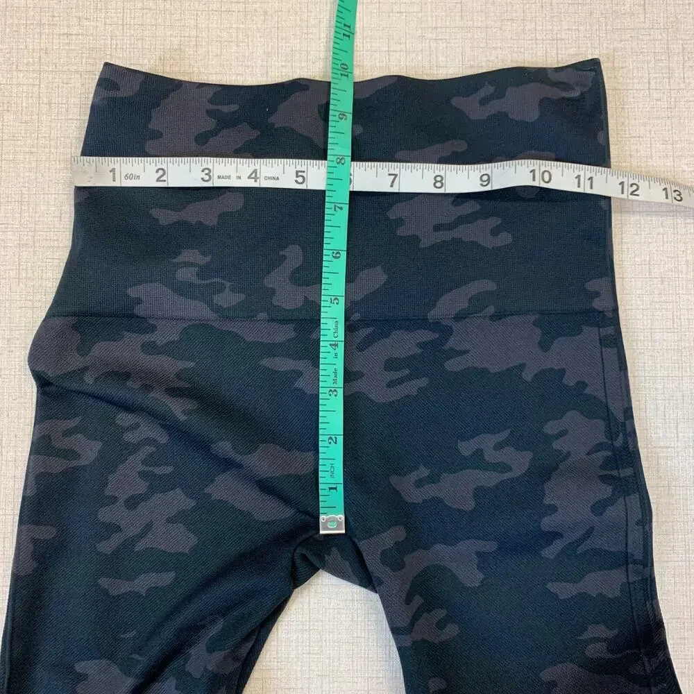 Spanx Leggings Womens M Medium High Rise Tummy Control Look At Me Now Camo